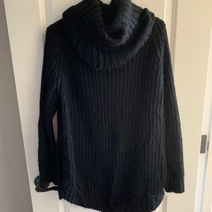 Oversized cowl-neck sweater